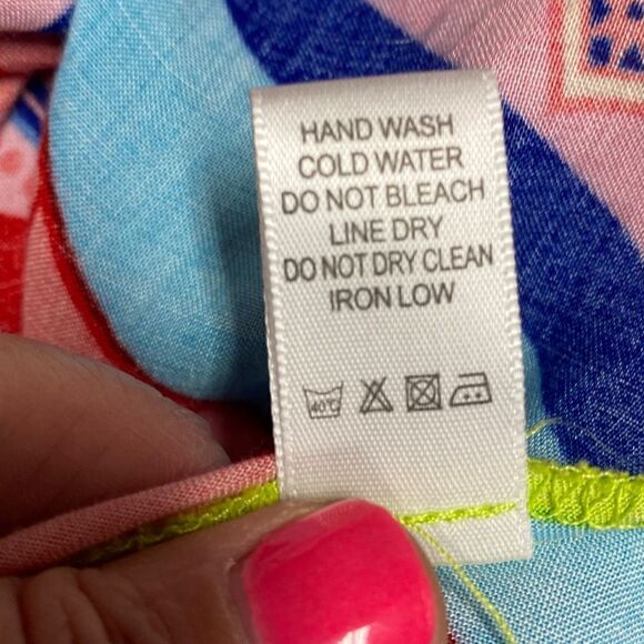 Magic Lime Multi Long Maxi Skirt Size Medium - Picture 4 of 5